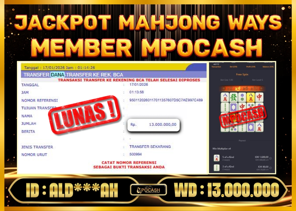 MPOCASH JACKPOT MAHJONG WAYS